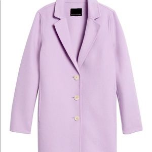 Banana Republic Double-Faced Lavender Top Coat